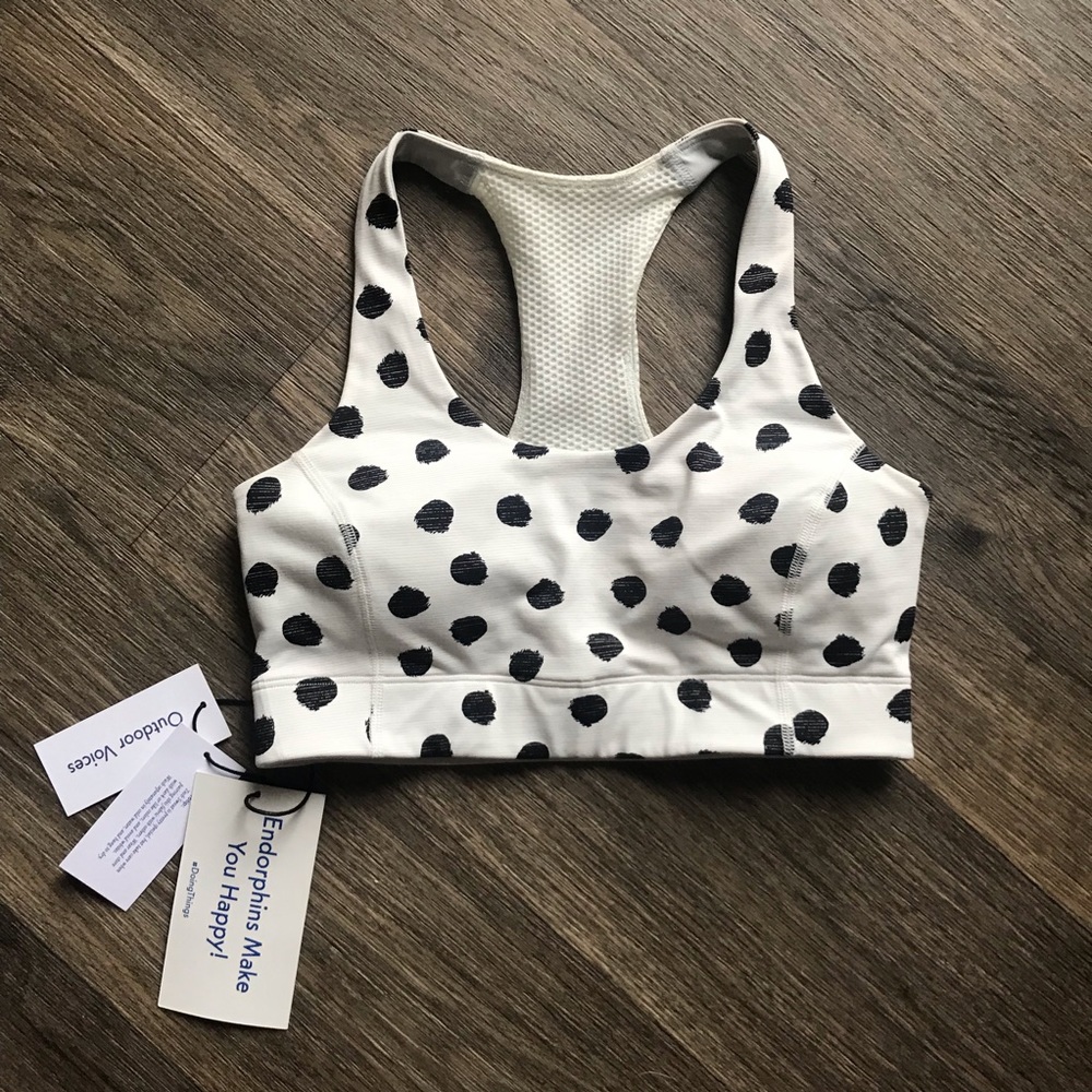 Outdoor Voices Polkadot Sports Bra